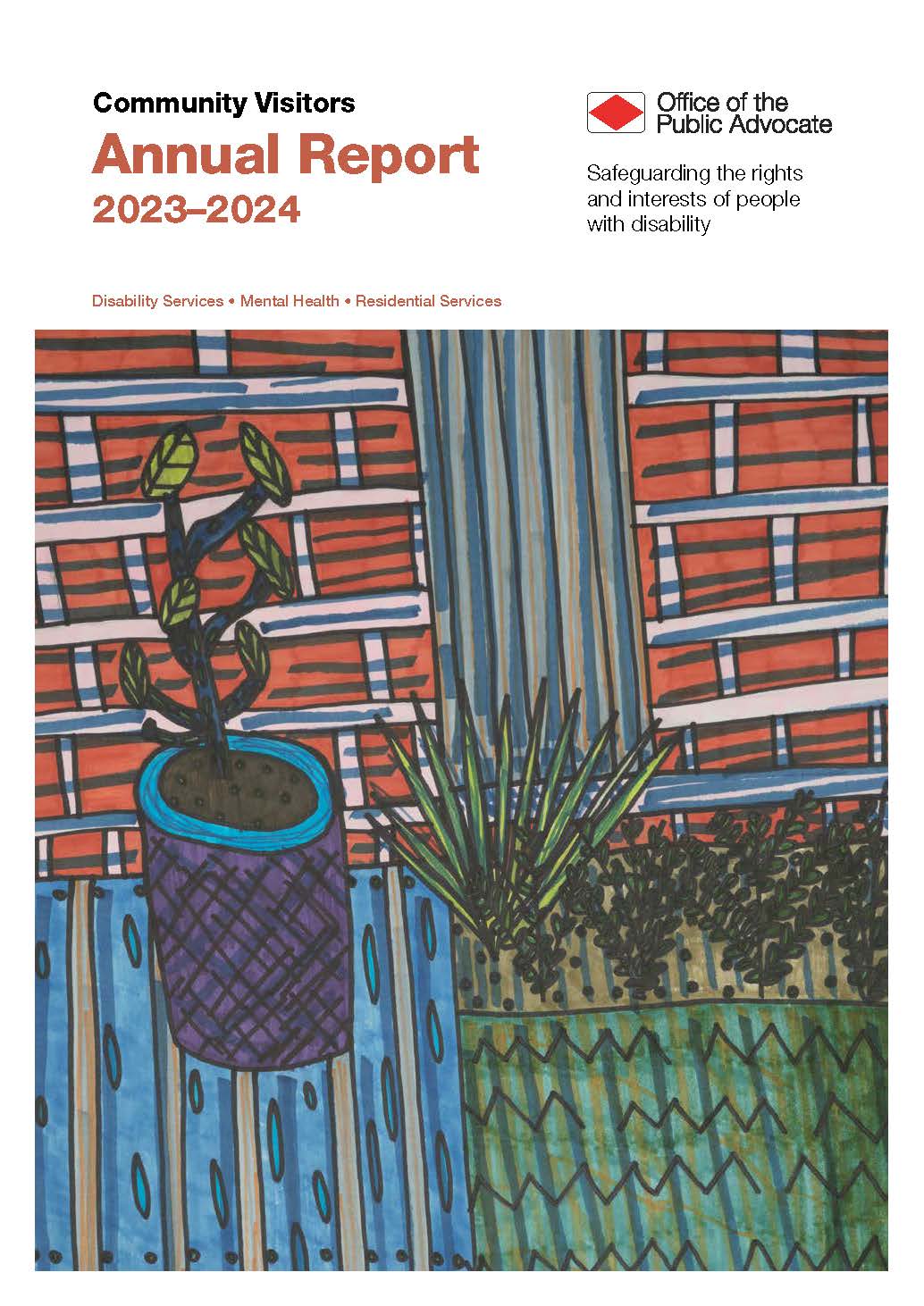 OPA Community Visitors Annual report 2024 normal web 1cover